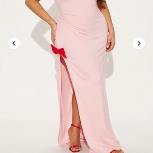 Fashion Nova Pink Maxi Dress